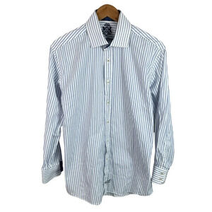 BF1050 Mens English Laundry Chris Wicks Striped Dress Shirt 16 32/33 M